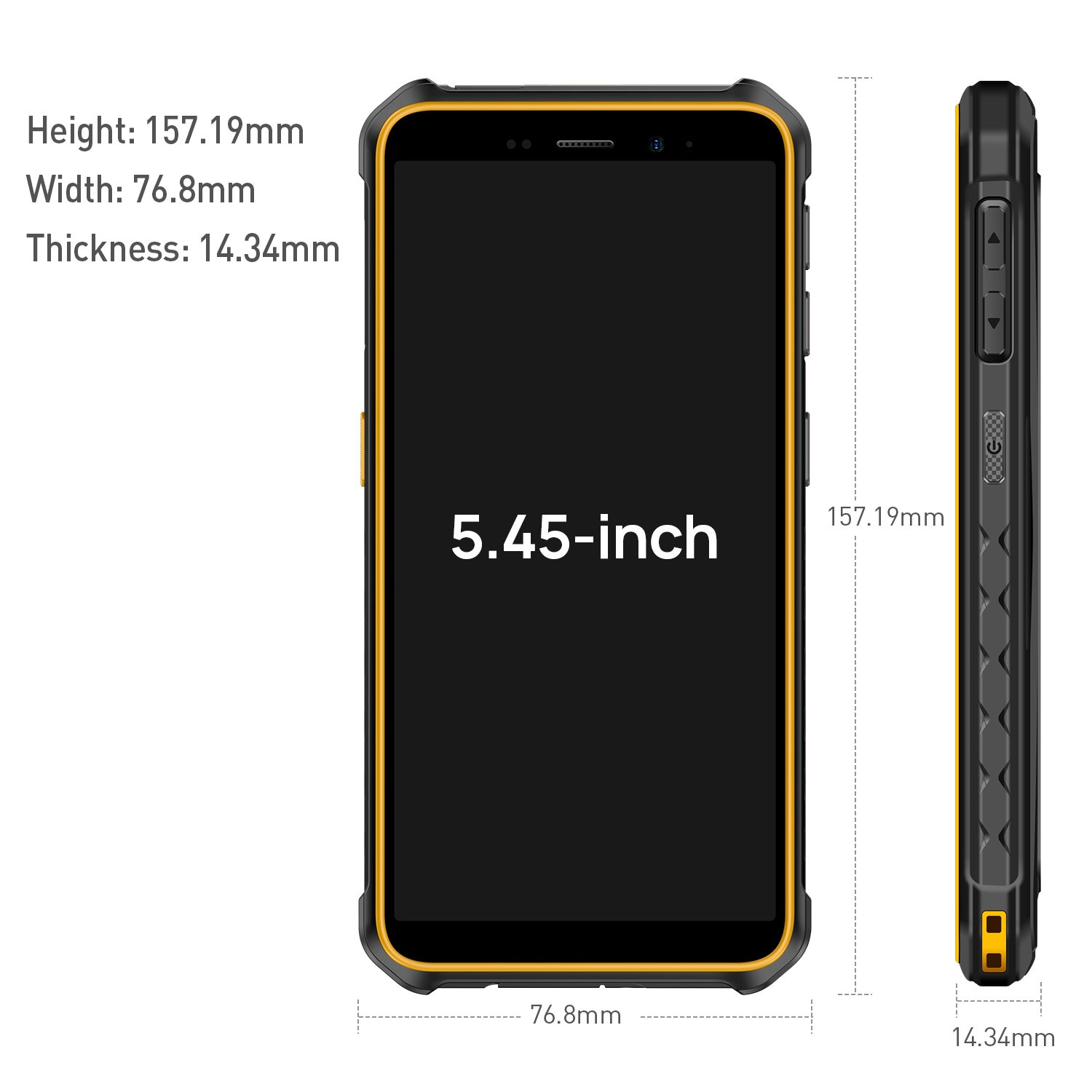 Ulefone Armor X12 PRO Rugged Waterproof Smartphone Android13 4860mAH 4GB 64GB Nfc 5.45 inch 4g Lte Mobile